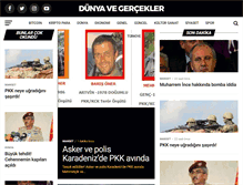 Tablet Screenshot of dunyavegercekler.com